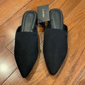 Black Slip Ons